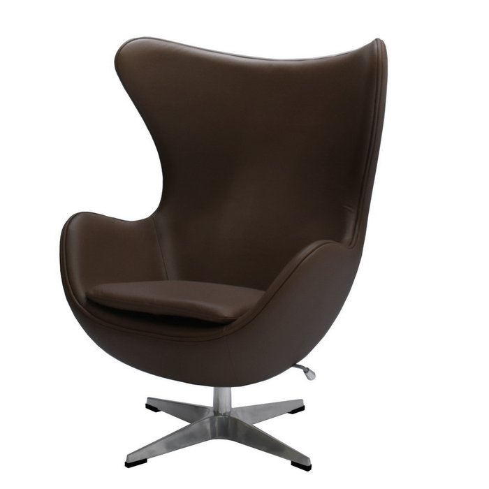 Кресло Egg Stale Chair коричневого цвета - купить Интерьерные кресла по цене 139000.0