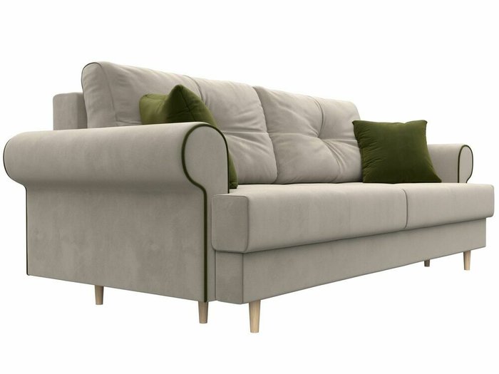 Прямой диван Сплин-кровать бежевого цвета - лучшие Прямые диваны в INMYROOM