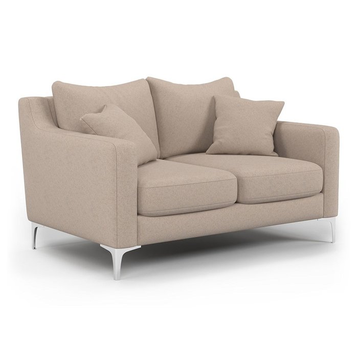 Двухместный диван Mendini ST бежевого цвета - купить Прямые диваны по цене 43800.0