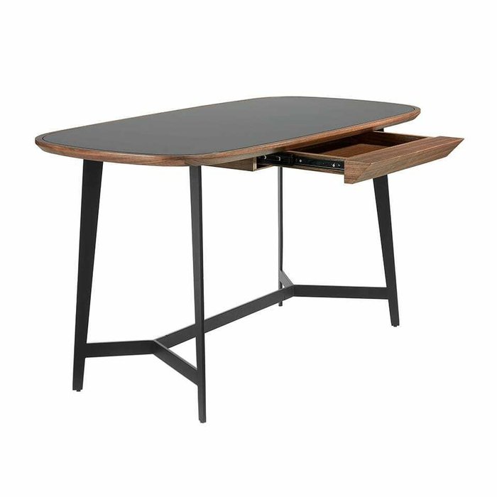 Письменный стол черно-коричневого цвета - купить Письменные столы по цене 208990.0