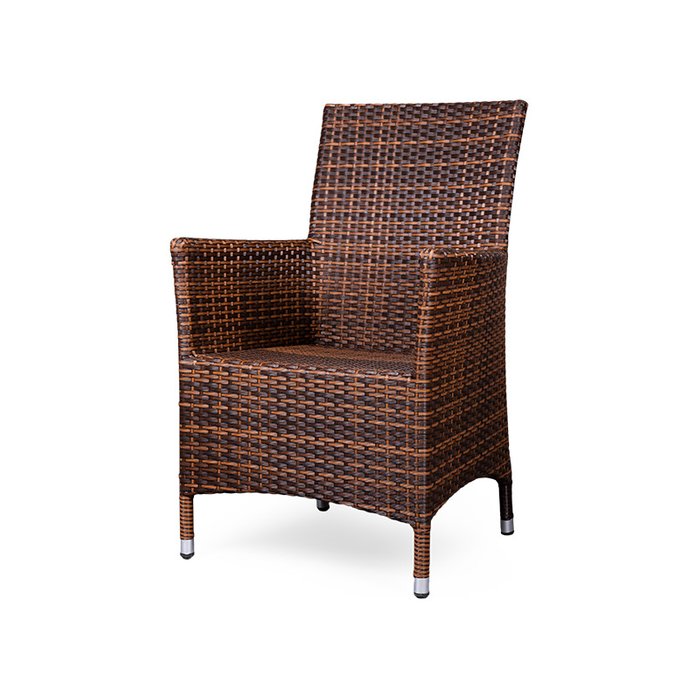 Кресло Rattan коричневого цвета