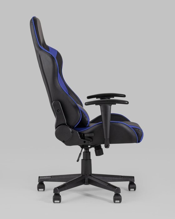 Кресло игровое Top Chairs Impala черно-синего цвета - лучшие Офисные кресла в INMYROOM