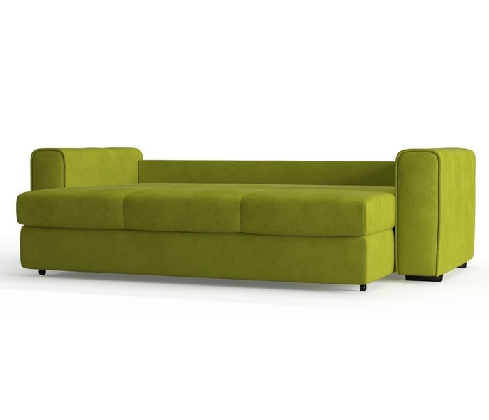 Диван-кровать Рошфор в обивке из велюра светло-зеленого цвета - лучшие Прямые диваны в INMYROOM