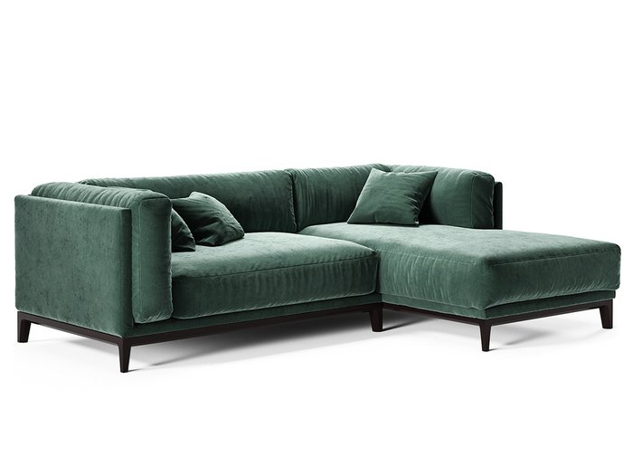 Диван Case зеленого цвета - купить Угловые диваны по цене 235800.0