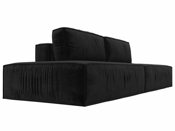 Прямой диван-кровать Прага лофт черного цвета - лучшие Прямые диваны в INMYROOM