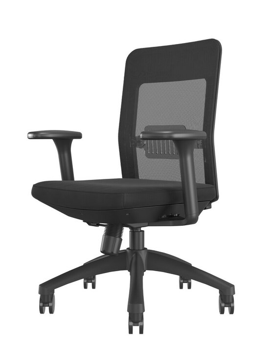 Компьютерное кресло Emissary Q черного цвета