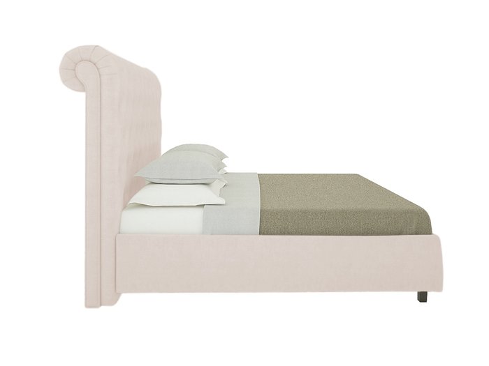 Кровать Sweet Dreams Велюр Светло-бежевый 200х200 - купить Кровати для спальни по цене 102000.0
