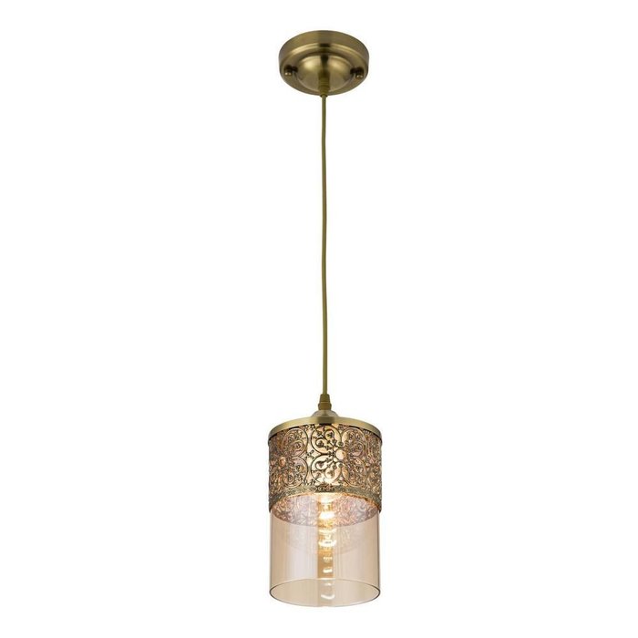Подвесной светильник Эмир бронзового цвета
