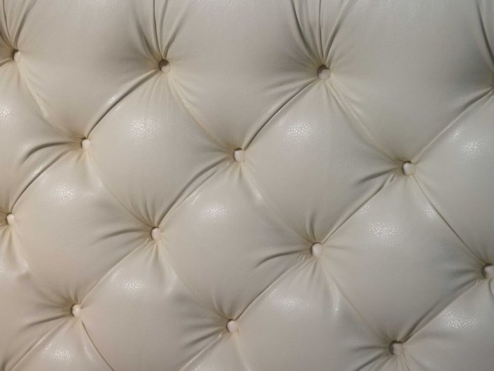 Кровать с подъемным механизмом Беатриче 160х200 с пуговицами белого цвета - лучшие Кровати для спальни в INMYROOM