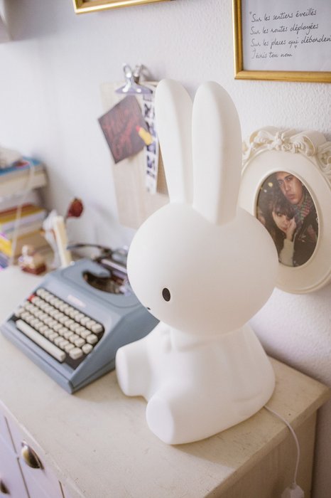 Детская настольная лампа Зайка Miffy белого цвета - купить Ночники по цене 7000.0 Детская настольная лампа Зайка Miffy белого цвета - купить Ночники по цене 7000.0