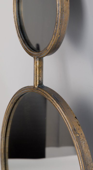 Зеркало настенное Лофт в металлической раме  - лучшие Настенные зеркала в INMYROOM