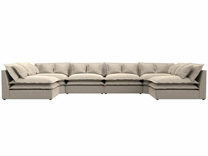 Угловой диван Лига 040 светло-бежевого цвета   - купить Угловые диваны по цене 140999.0