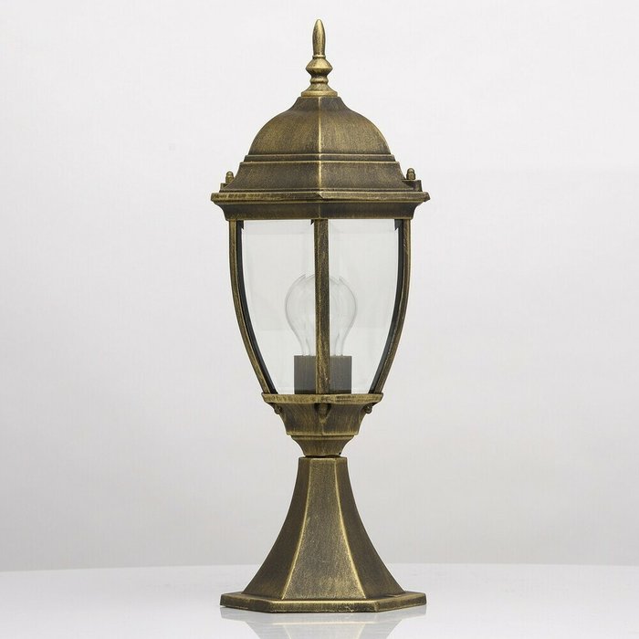 Уличный наземный светильник Фабур цвета старинной позолоты - купить Наземные светильники по цене 4080.0