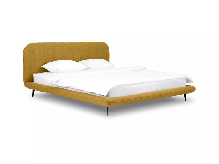 Кровать Amsterdam 160х200 желтого цвета