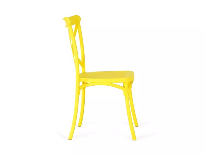 Стул Bertram желтого цвета - лучшие Обеденные стулья в INMYROOM
