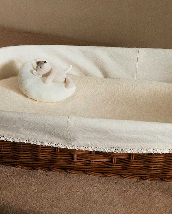 Корзина для пеленания из ротанга - купить Плетеные корзины по цене 11958.0