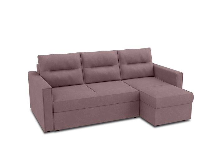 Угловой диван-кровать Macao темно-розового цвета - купить Угловые диваны по цене 72100.0