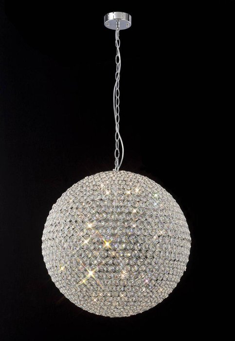 Подвесной светильник Mantra "Crystal" с декоративным плафоном из хрусталя в виде шара
