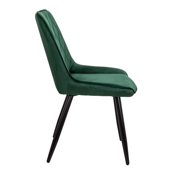 Стул Nika черно-зеленого цвета - лучшие Обеденные стулья в INMYROOM