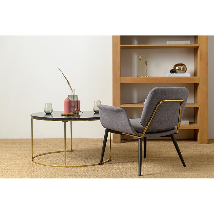 Кресло Hilde светло-серого цвета - купить Интерьерные кресла по цене 29000.0