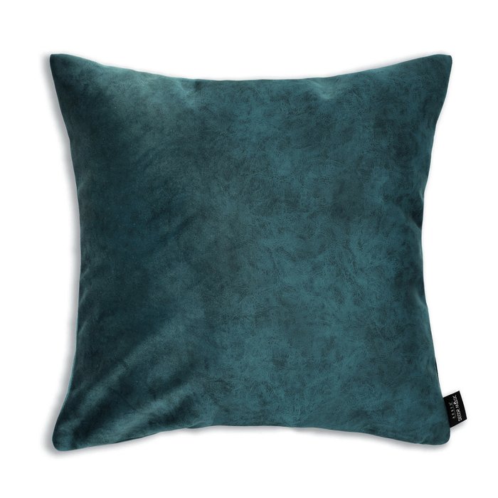 Декоративная подушка Goya teal синего цвета