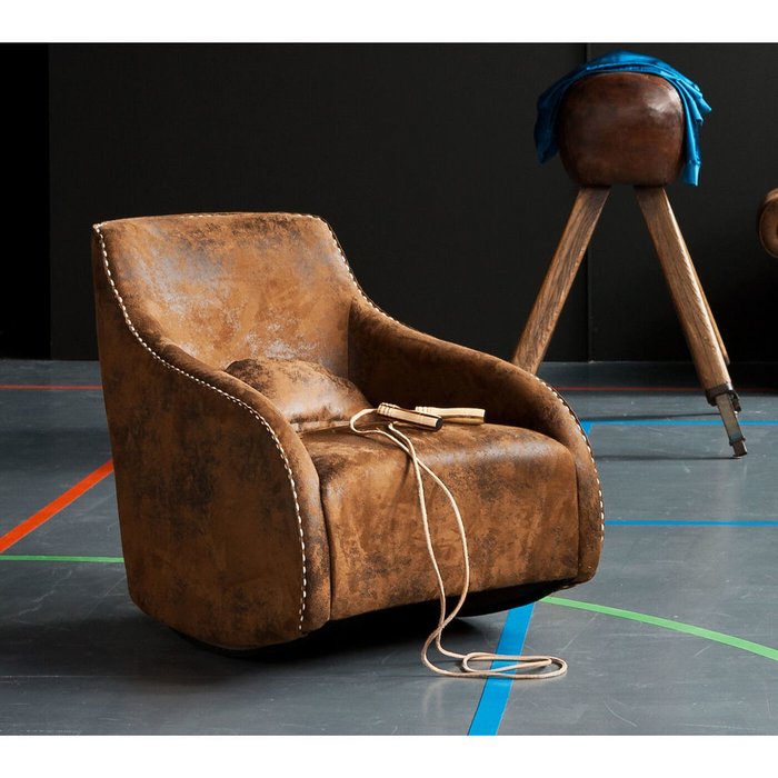 Кресло-качалка Ritmo коричневого цвета - купить Интерьерные кресла по цене 99320.0