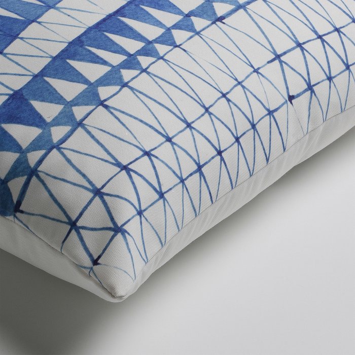Чехол для декоративной подушки Greece синего цвета - купить Декоративные подушки по цене 890.0