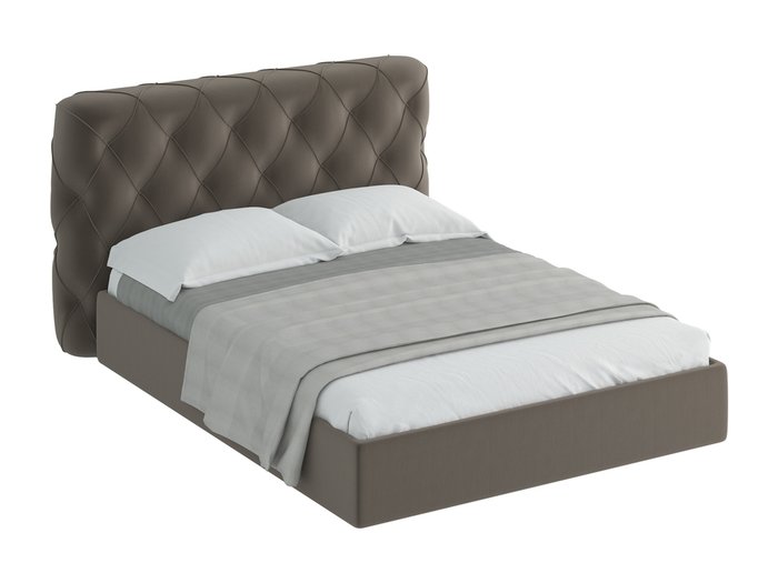 Кровать Ember серо-коричневого цвета 160х200