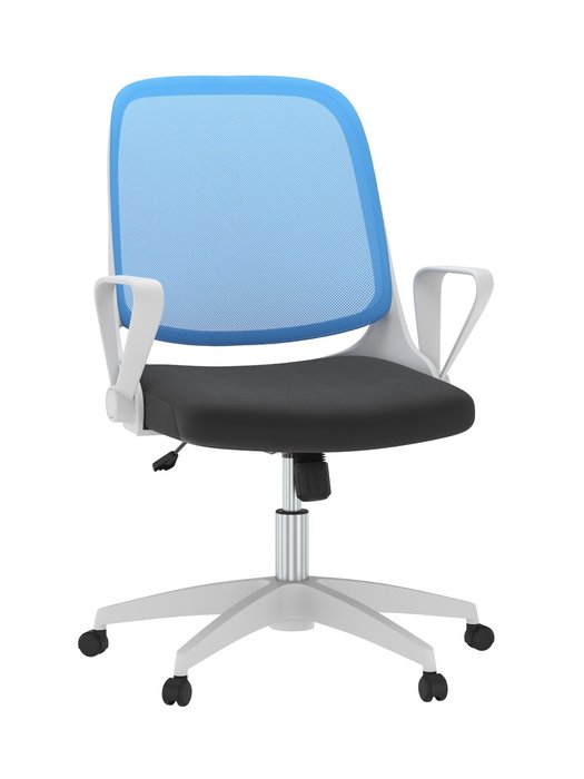Офисное кресло Loftyhome Call blue/black черно-голубого цвета