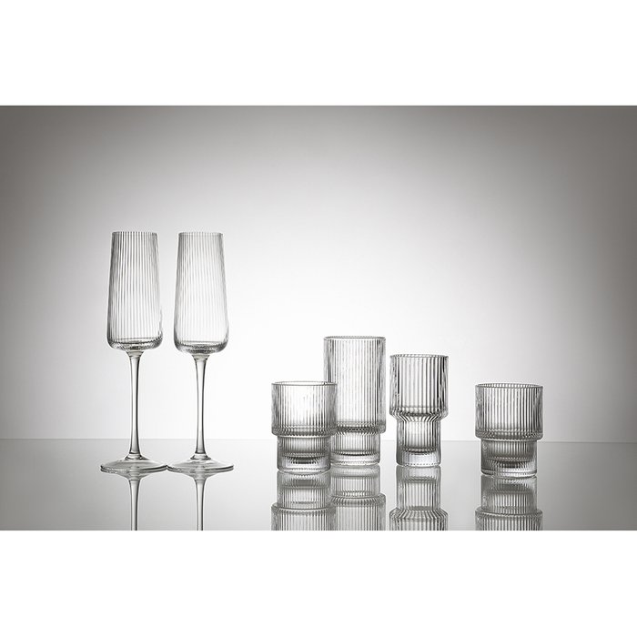 Набор стеклянных стаканов, 200 мл, 2 шт. - купить Бокалы и стаканы по цене 1390.0