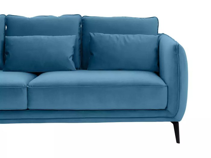 Диван Amsterdam сине-голубого цвета - лучшие Прямые диваны в INMYROOM
