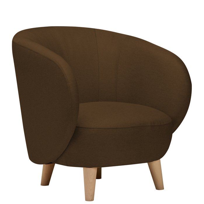 Кресло Мод коричневого цвета - купить Интерьерные кресла по цене 16330.0