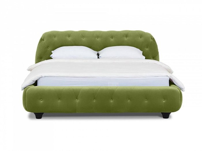 Кровать Cloud зеленого цвета 160х200 - купить Кровати для спальни по цене 68080.0