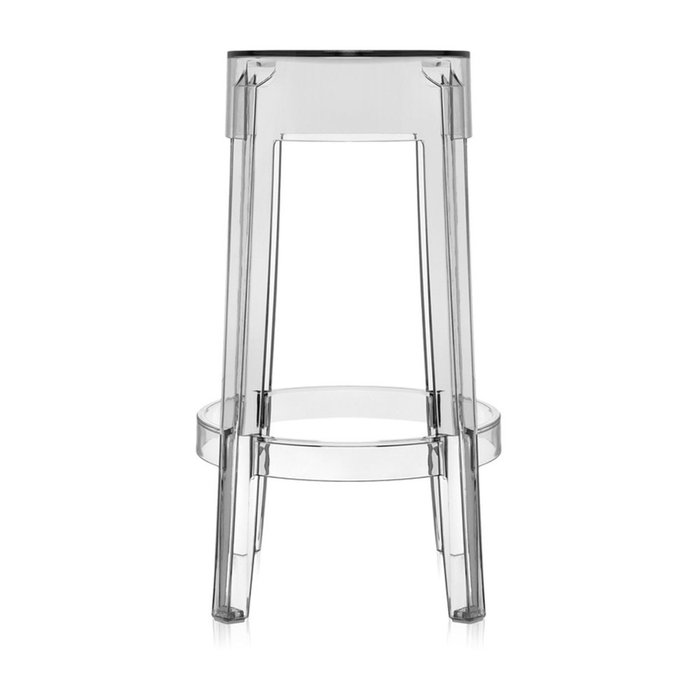 Полубарный стул Charles Ghost прозрачный - лучшие Барные стулья в INMYROOM