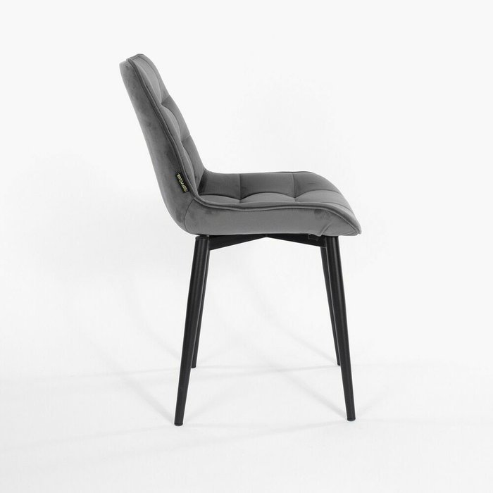Стул Толедо серо-черного цвета - лучшие Обеденные стулья в INMYROOM