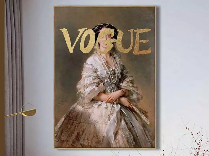 Картина Vogue 60х90 в деревянной раме - лучшие Картины в INMYROOM