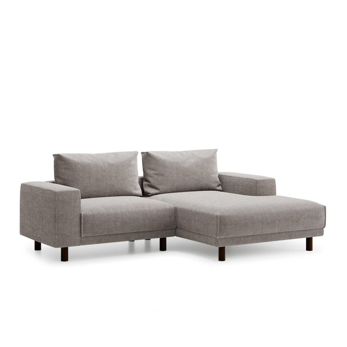 Угловой диван Fran серого цвета - купить Угловые диваны по цене 163845.0