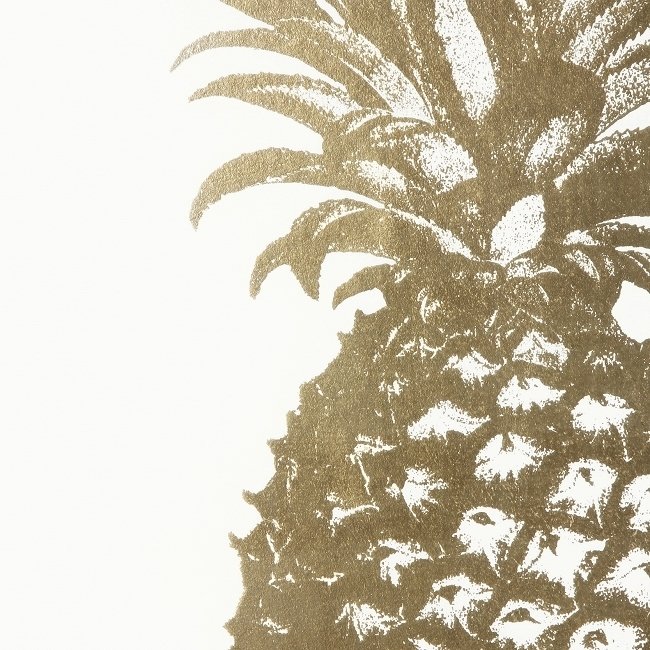 Постер Gold Pineapple в тонкой раме  - купить Картины по цене 27501.0