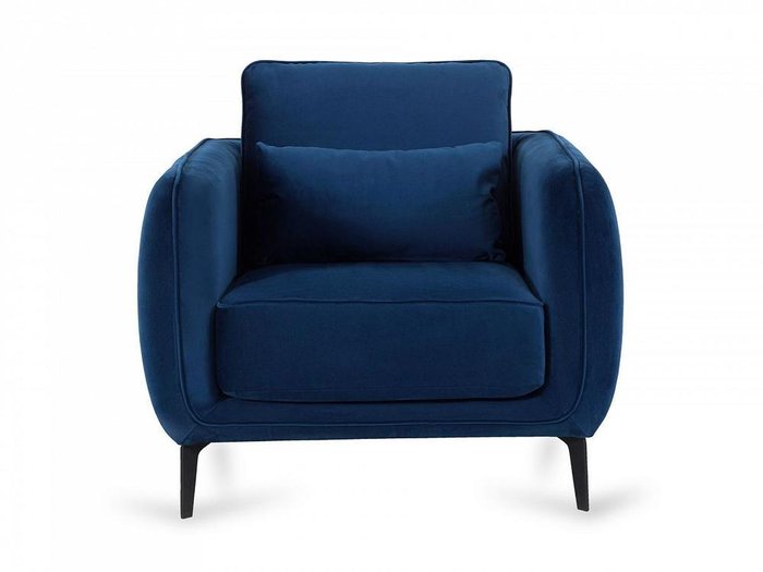 Кресло Amsterdam темно-синего цвета - купить Интерьерные кресла по цене 53640.0