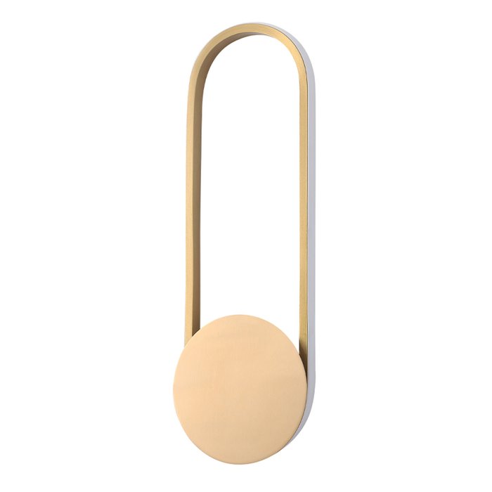 Настенный светильник NINA AP18W LED BRASS (акрил, цвет белый)