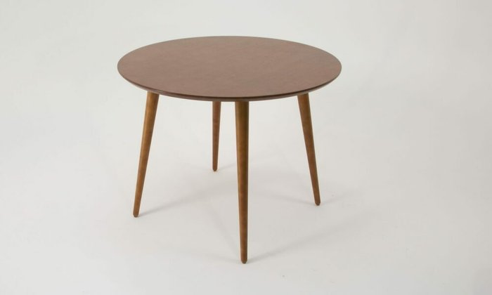 Стол обеденный Монте D90 цвета орех - лучшие Обеденные столы в INMYROOM