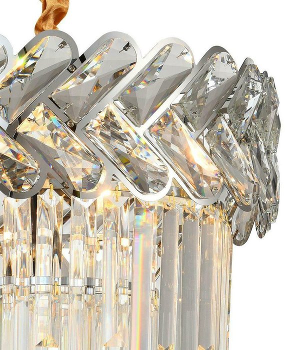Подвесная люстра Natali Kovaltseva Armour 81436/6C Chrome - купить Потолочные светильники по цене 12429.0