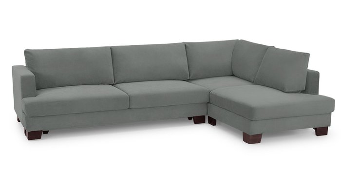 Угловой диван-кровать Марсель серого цвета - купить Угловые диваны по цене 111800.0