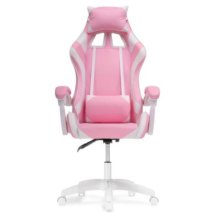Компьютерное кресло Rodas бело-розового цвета - лучшие Офисные кресла в INMYROOM