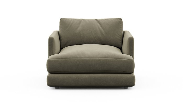 Кресло Ибица бежево-коричневого цвета - лучшие Интерьерные кресла в INMYROOM