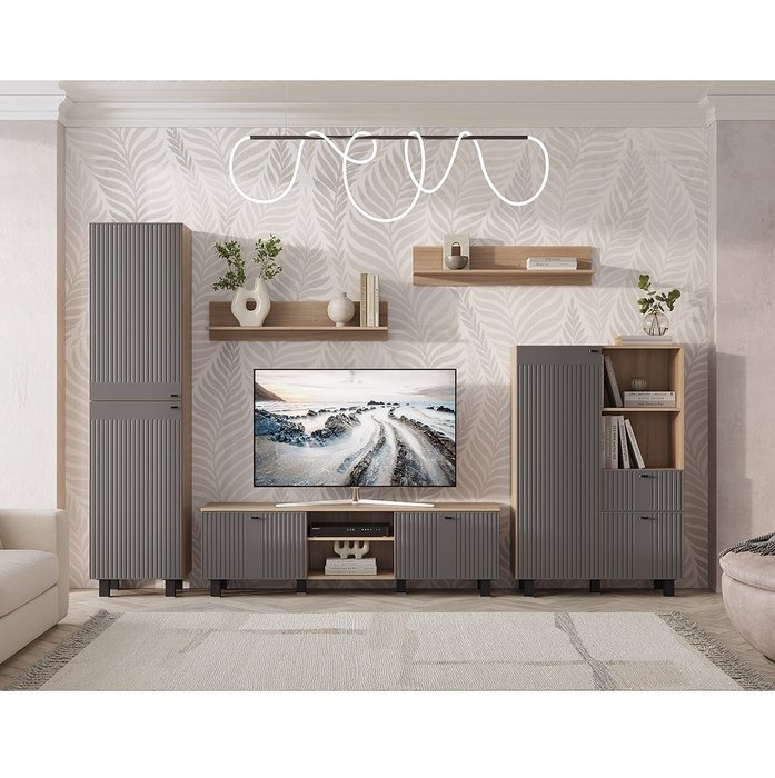 Комод Олива ШК-16 серо-бежевого цвета  - лучшие Комоды в INMYROOM