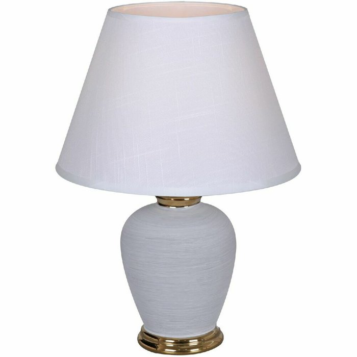 Настольная лампа 30295-0.7-01 (ткань, цвет белый)
