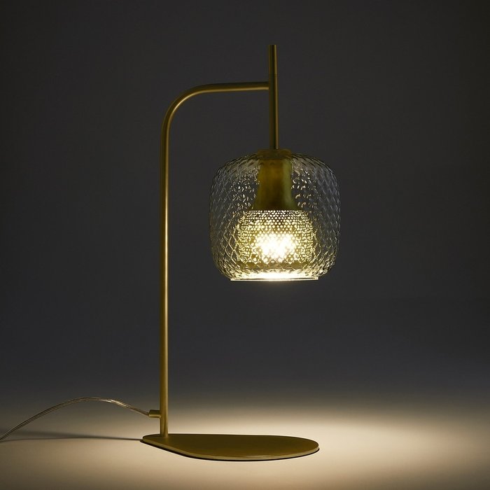 Лампа настольная Mistinguett из металла и стекла  - купить Настольные лампы по цене 12601.0