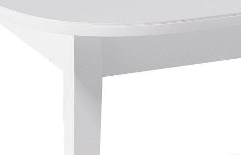 Раздвижной обеденный стол 1300 М белого цвета - купить Обеденные столы по цене 28920.0