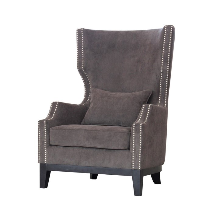Кресло Adelis серо-коричневого цвета